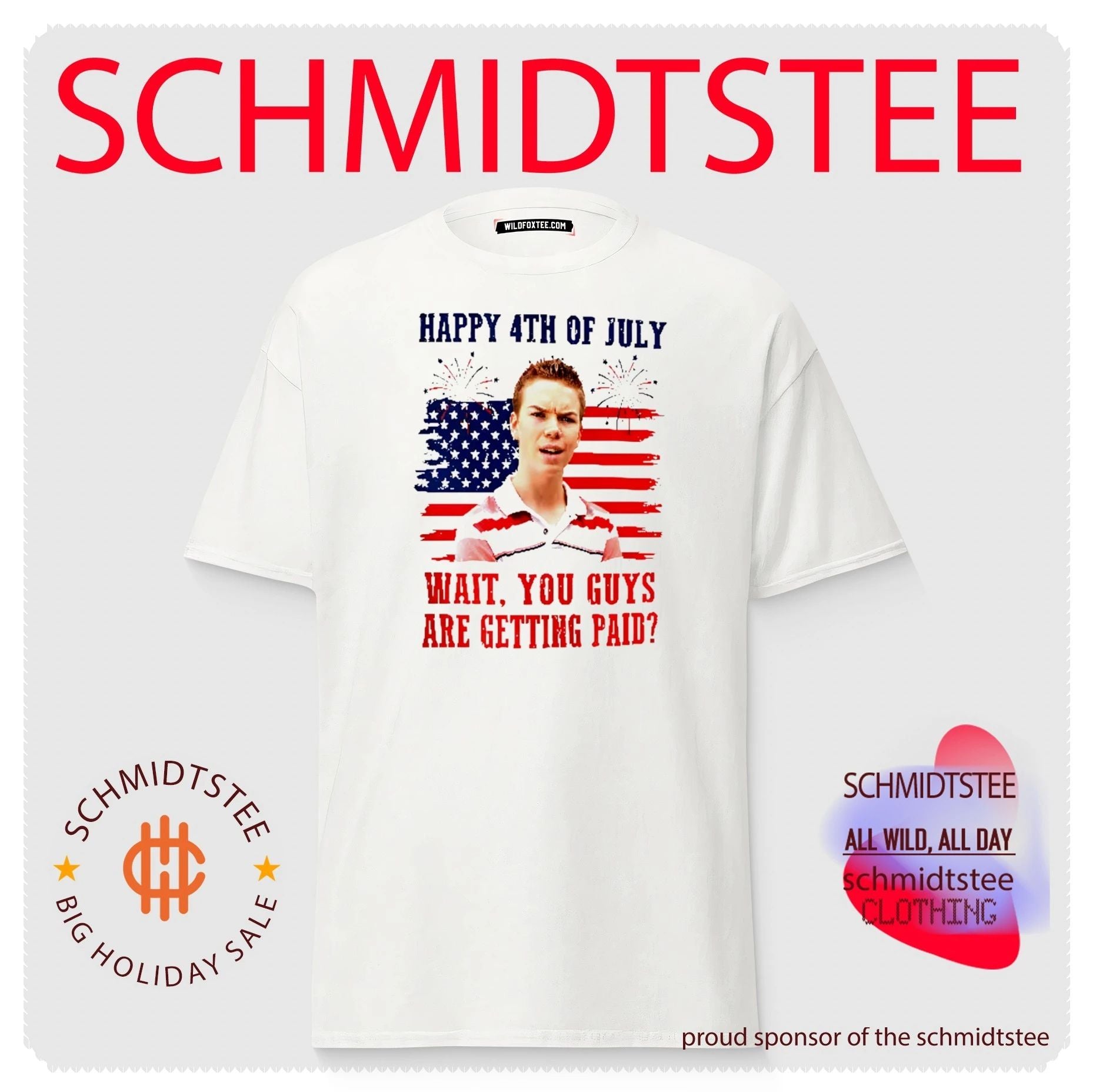 Kenny Rossmore Wait You Guys Are Getting Paid 4th Of July Shirt