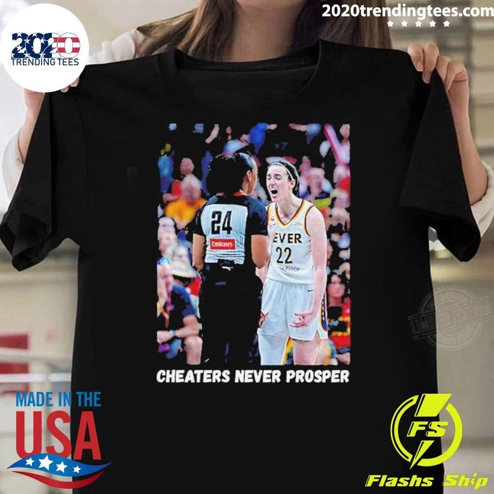Caitlin Clark Cheaters Never Prosper Shirt
