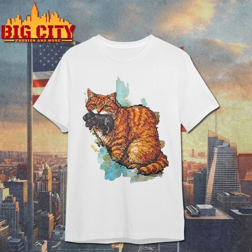 Iran Map Orange Tabby Cat t-shirt