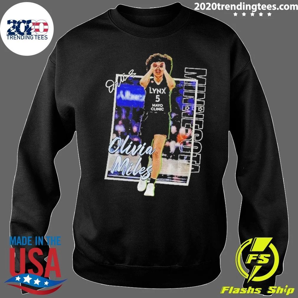 Olivia Miles Signature Retro Basketball Graphic Wnba Shirt