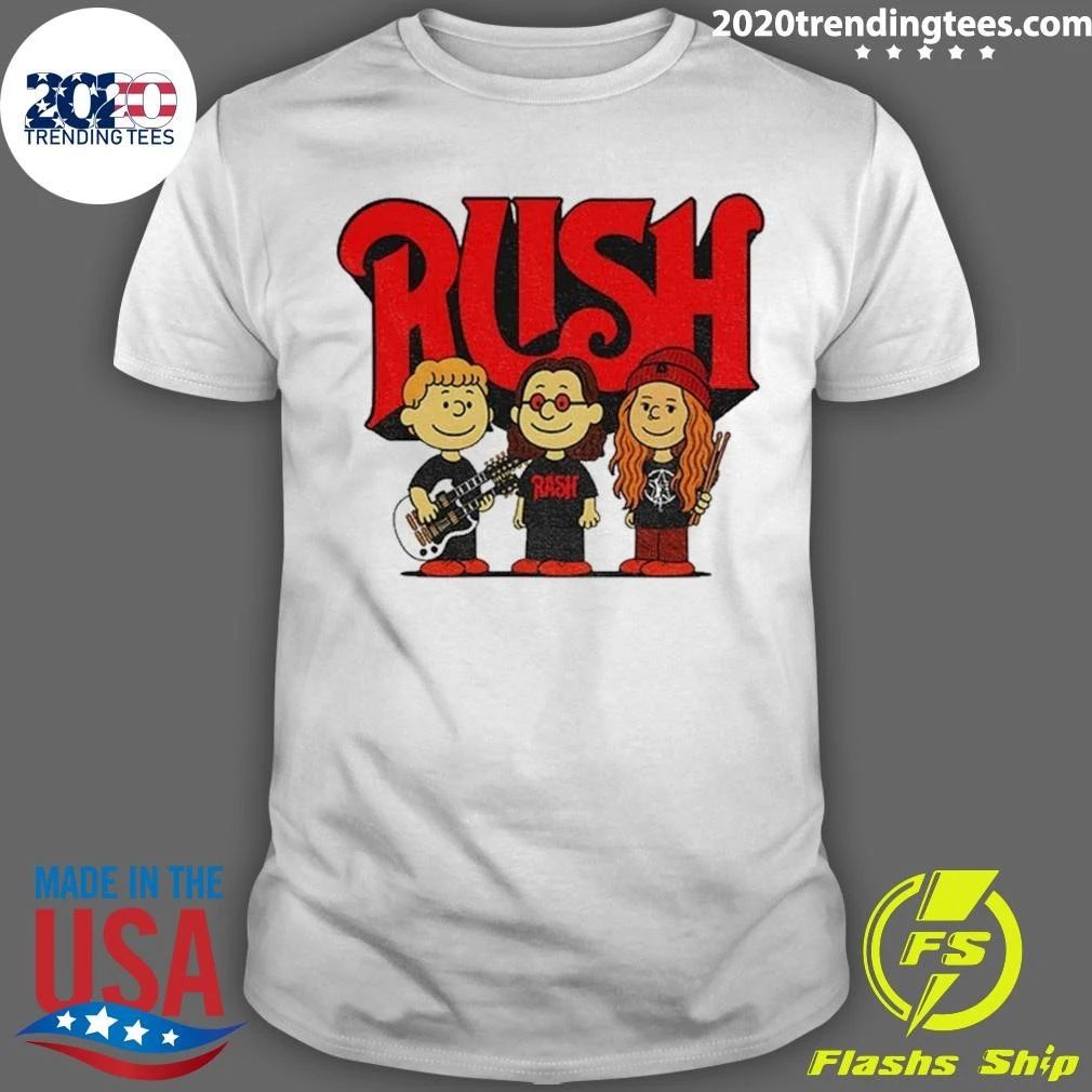 Rush With Anika Nilles Classic Logo Band Parody Shirt