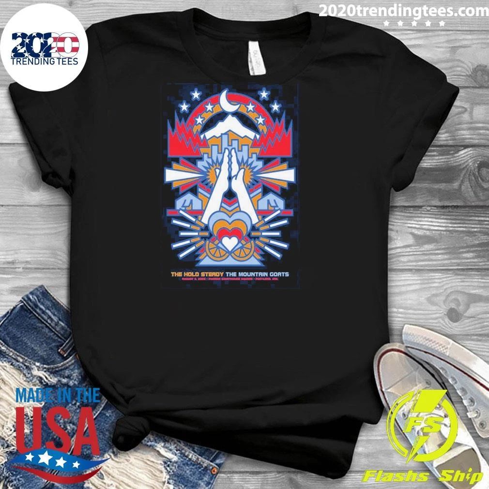 The Hold Steady The Mountain Goats August 8, 2026 Pioneer Courthouse Square Portland Shirt