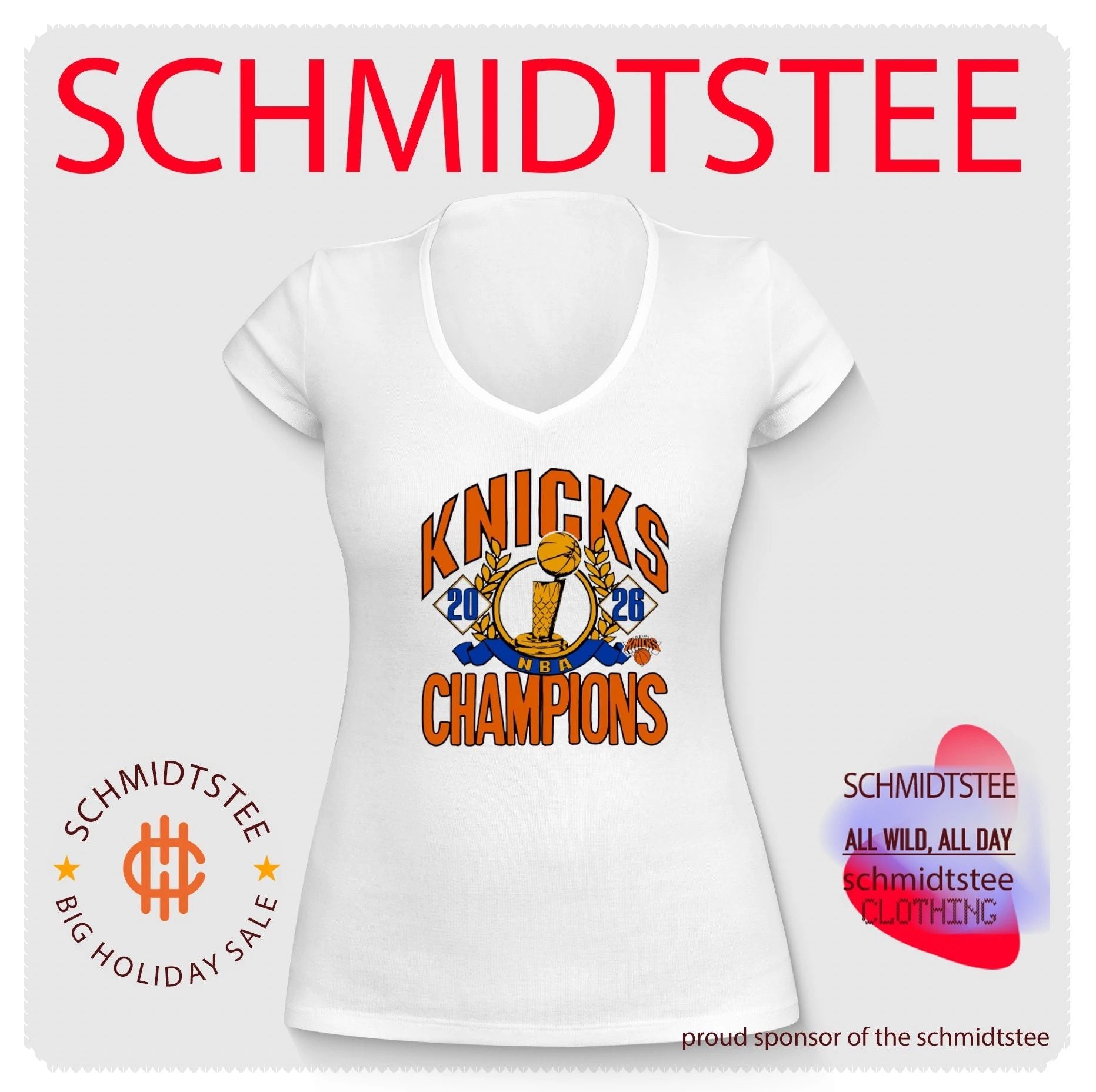 New York Knicks 2026 NBA Finals Champions Tri-Blend shirt