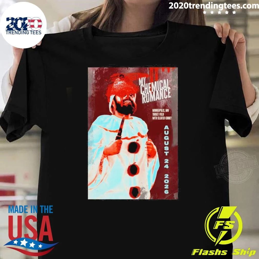 My Chemical Romance Black Parade Tour In Minneapolis MN On August 24 2026 Shirt