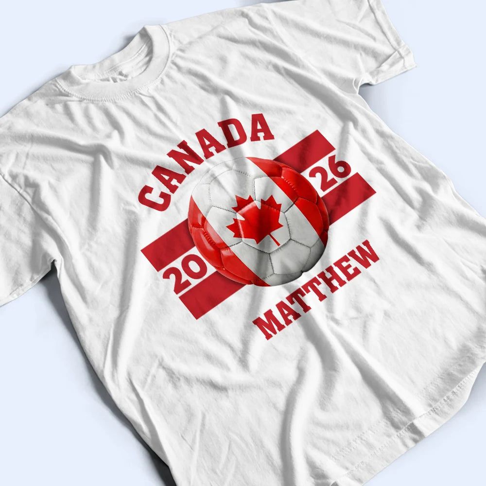 Country Flags Soccer Ball - Personalized T Shirt