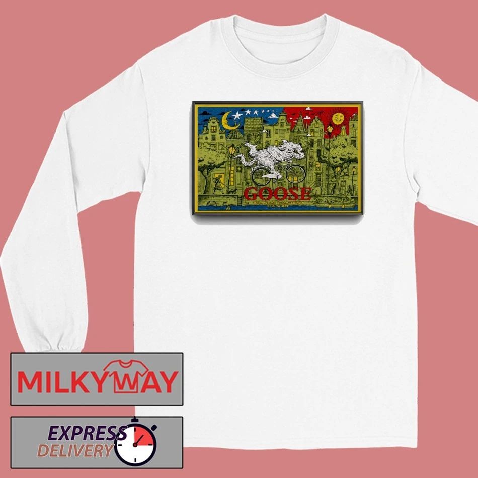 Goose Amsterdam, Netherlands Tour On May 27-28 2026 Poster shirt