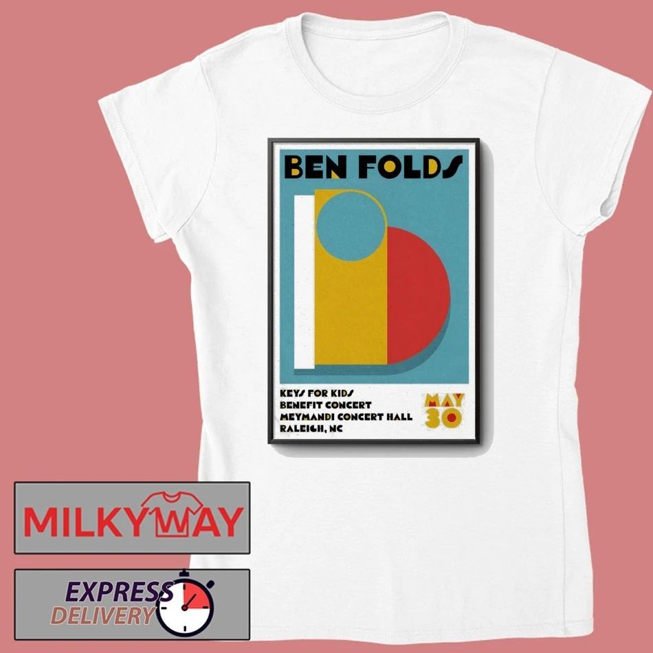 Ben Folds Raleigh NC Tour On May 30 2026 Poster shirt