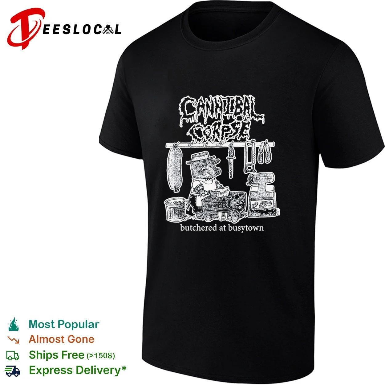 Cannibal Corpse Butchered at Busytown T-shirt