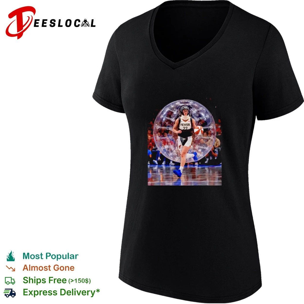 Caitlin Clark Indiana Fever Bubble Suit T-shirt