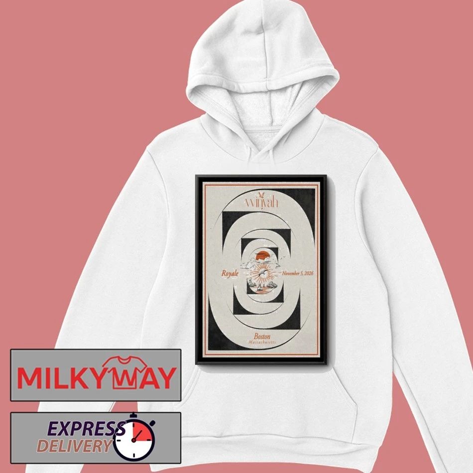 Winyah Boston MA Tour On Nov 5 2026 Poster shirt