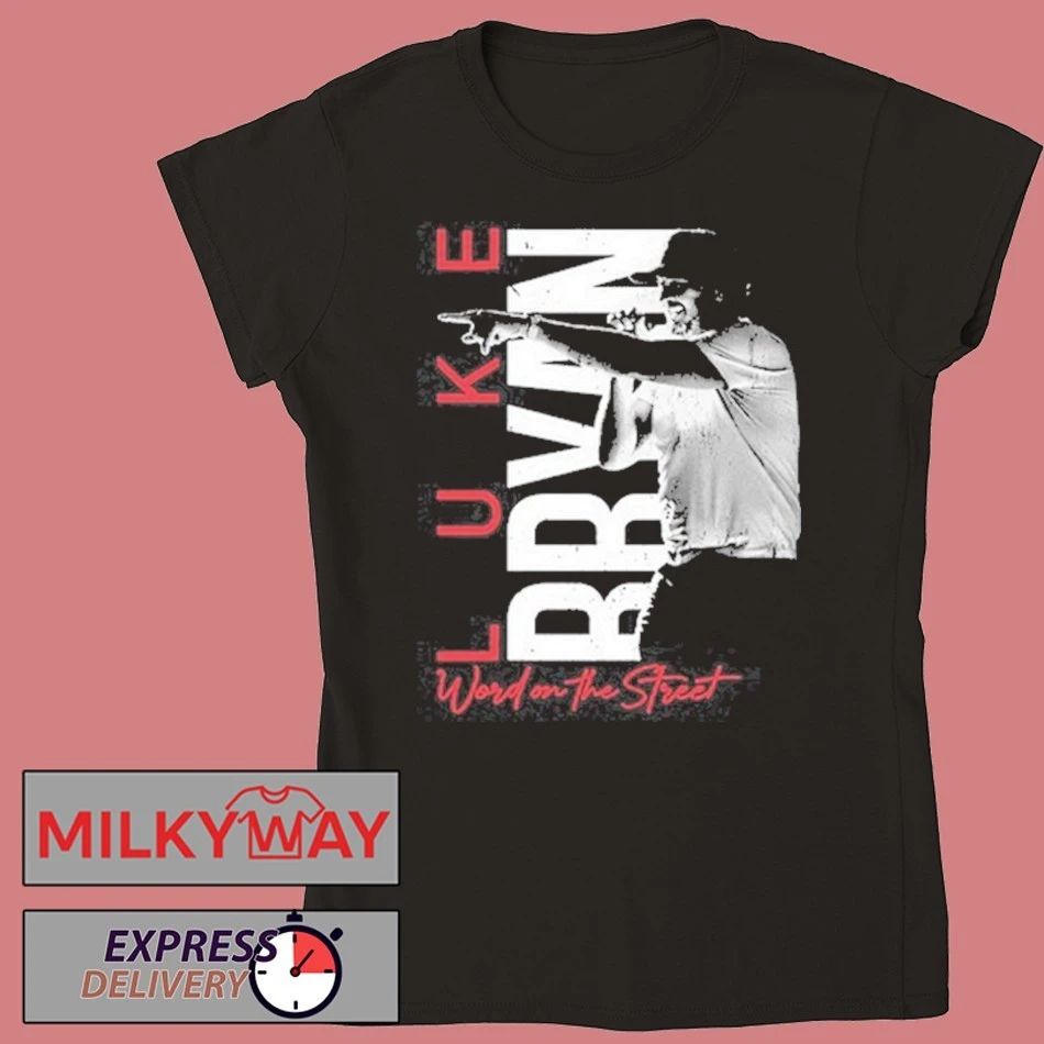2026 Luke Bryan Word On The Street Black LIMITED shirt