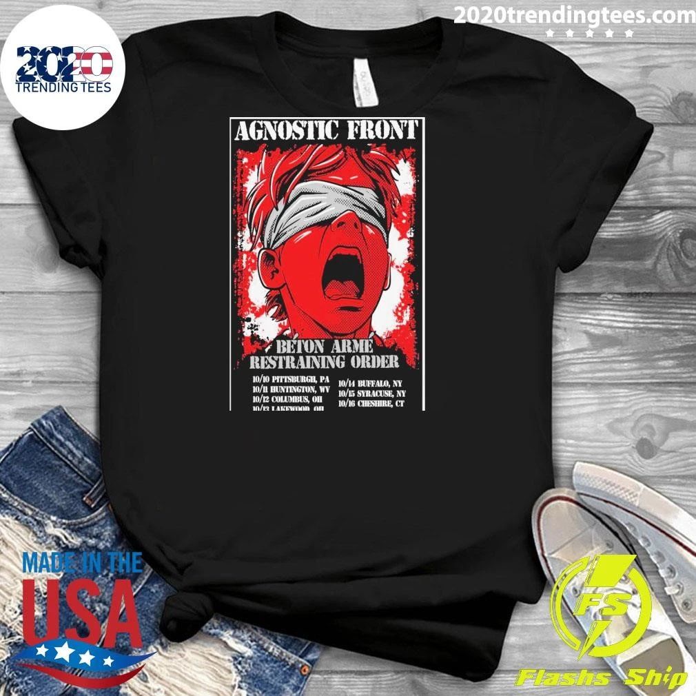 Agnostic Front Pittsburgh Pa October 10 2026 Shirt
