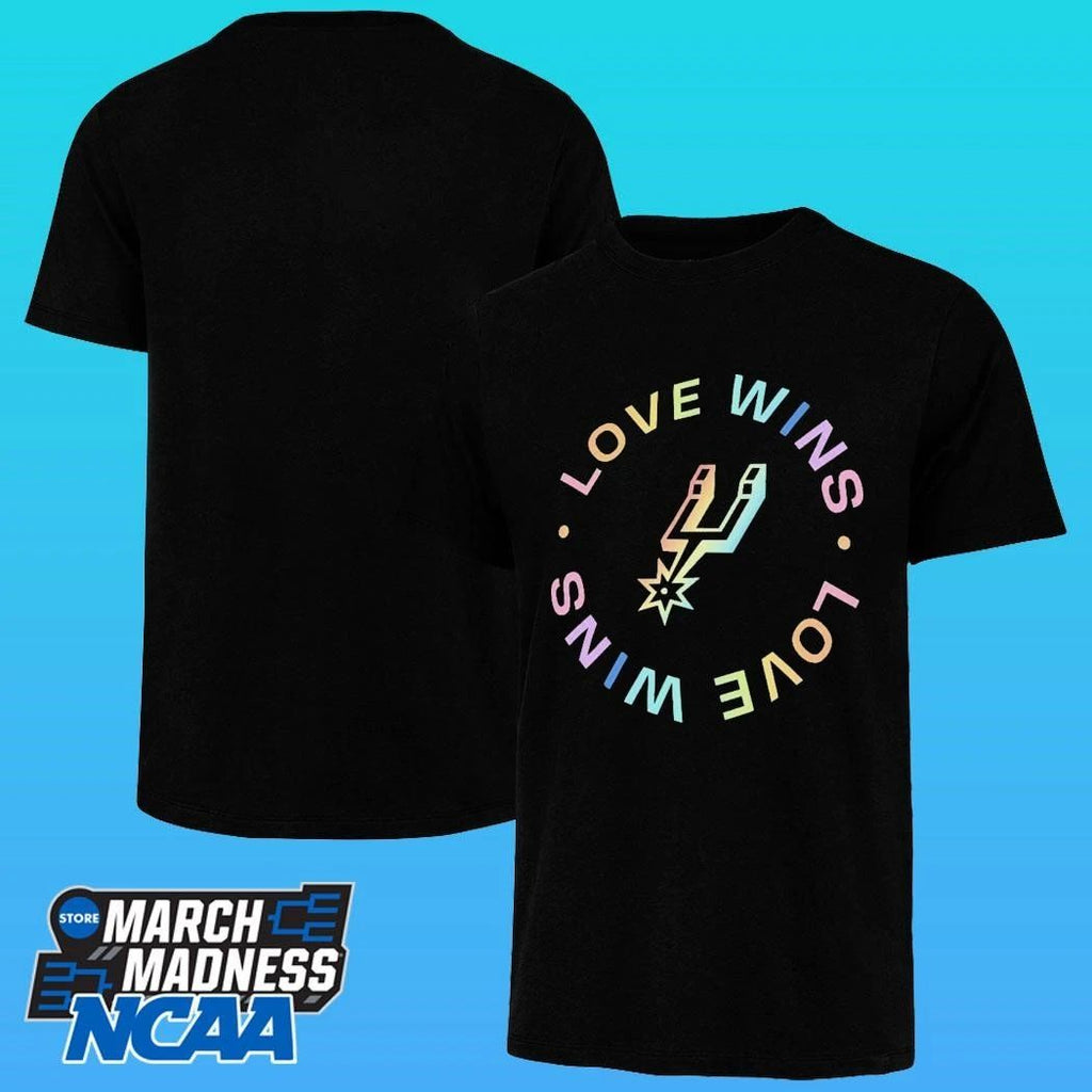 San Antonio Spurs Love Wins Rainbow 2026 Shirt