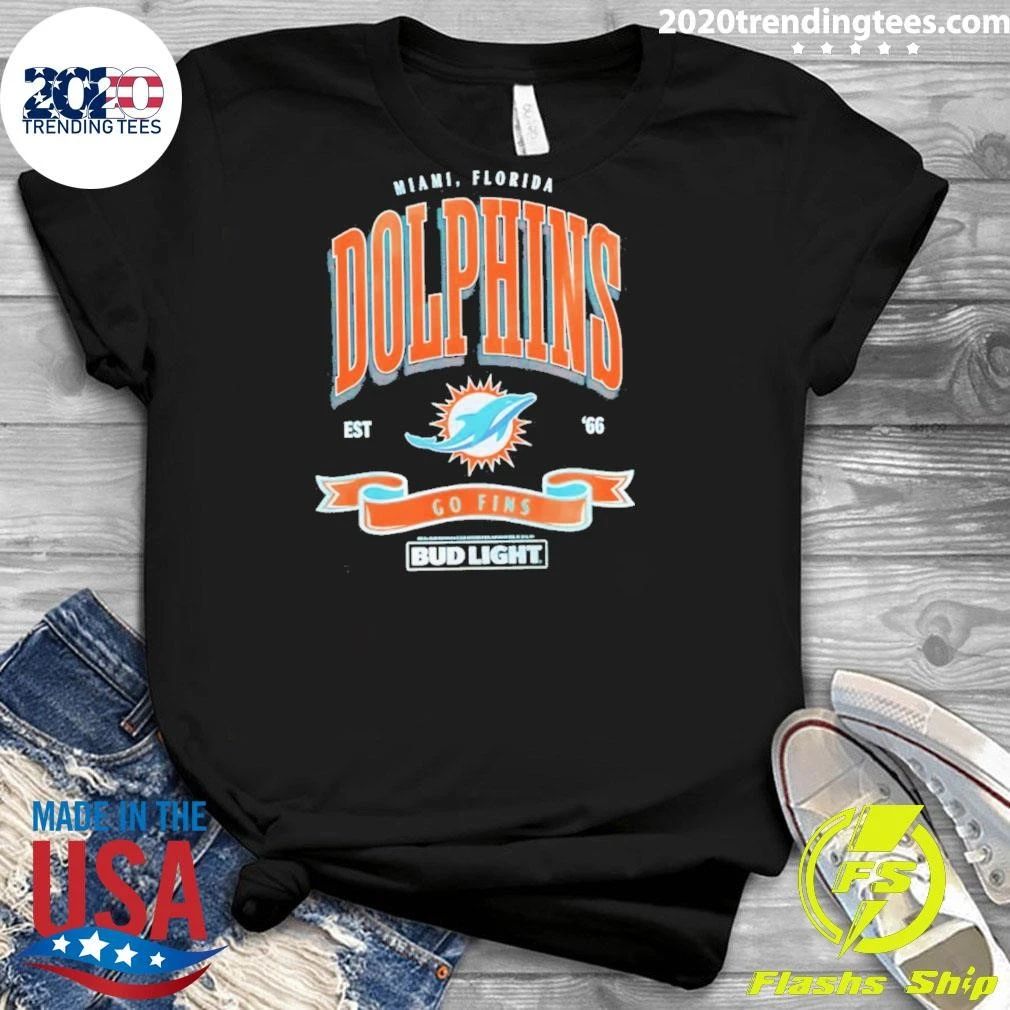 Miami Dolphins Bud Light ’66 GoFins Shirt