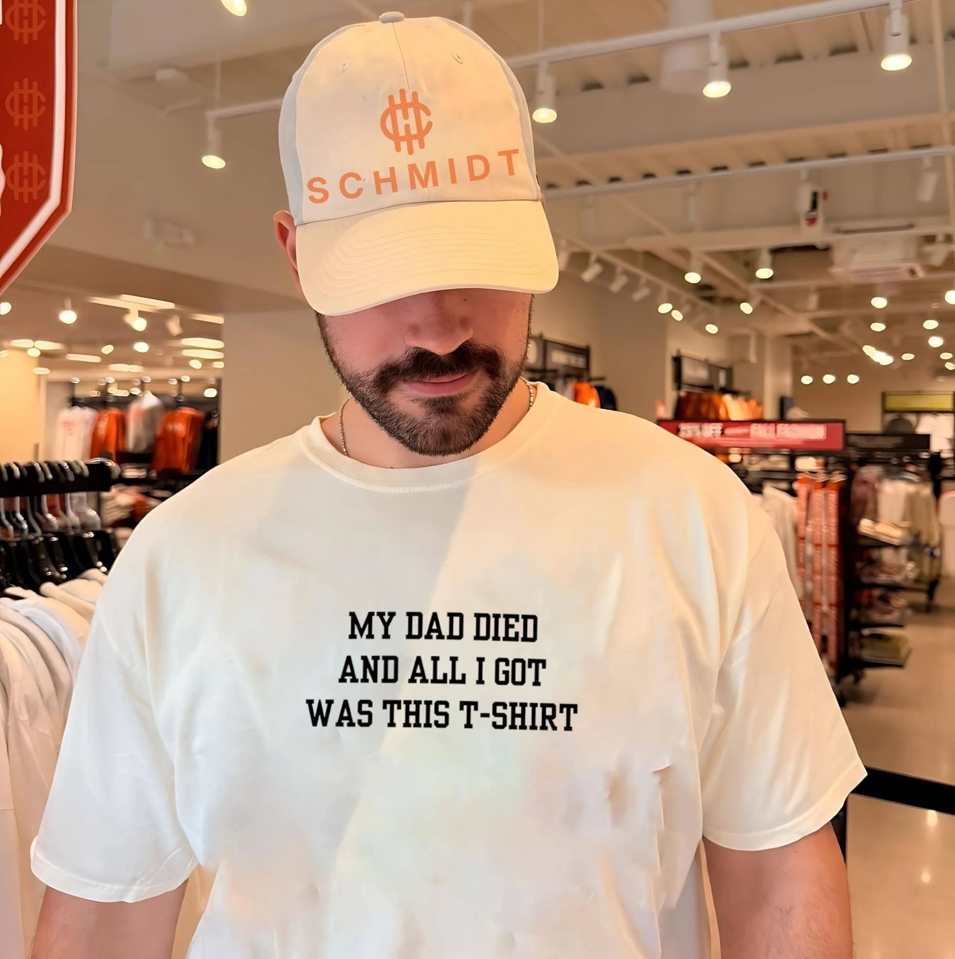 My dad died and all I got was this funny slogan shirt