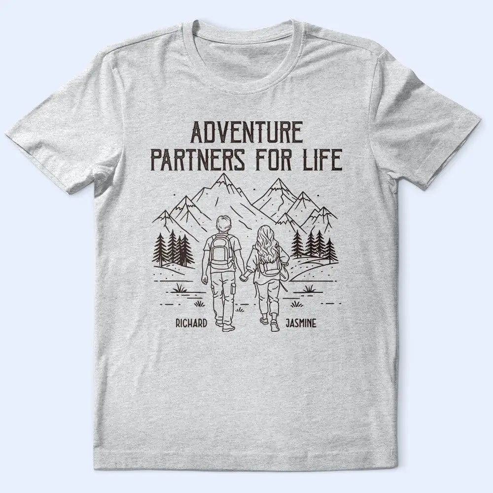 Adventure Partners For Life - Personalized T Shirt