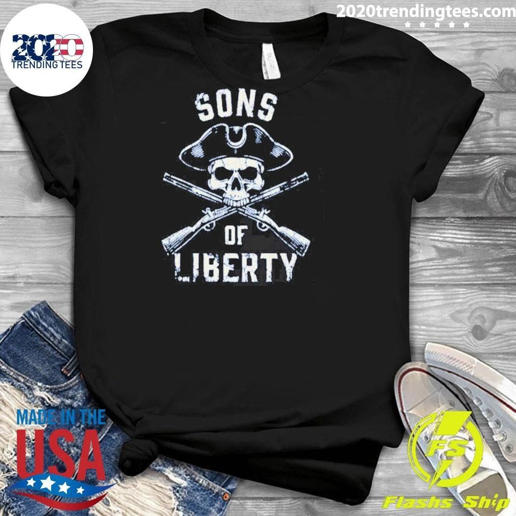 Sons Of Liberty Skull Gun Shirt