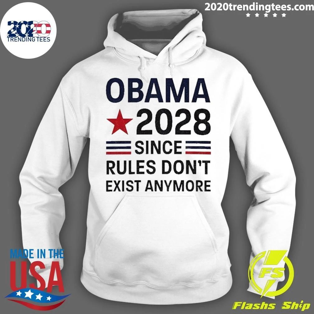 Barack Obama 2028 Since Rules Don’t Exist Anymore Political Satire Shirt