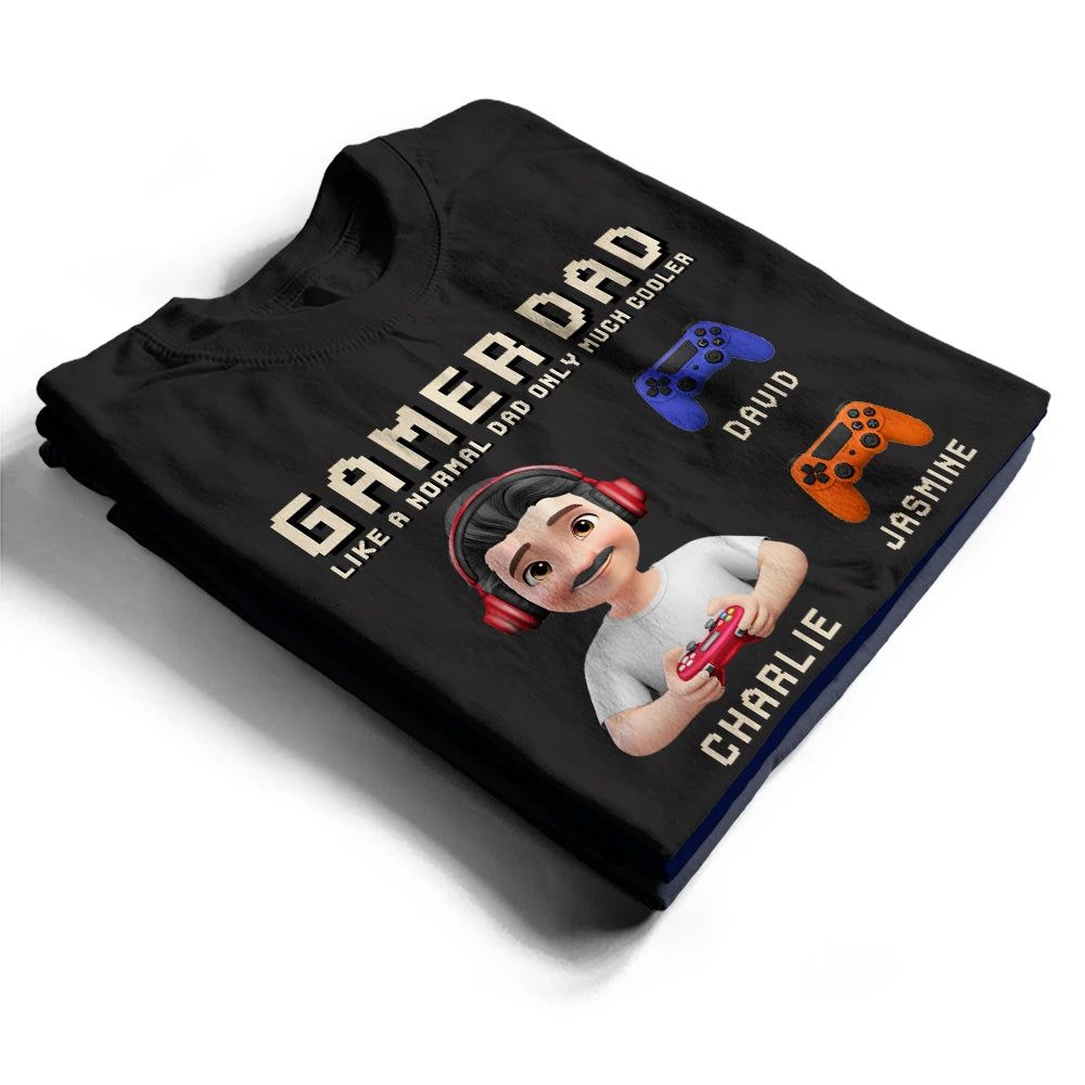 Gamer Dad Only Much Cooler - Personalized T Shirt