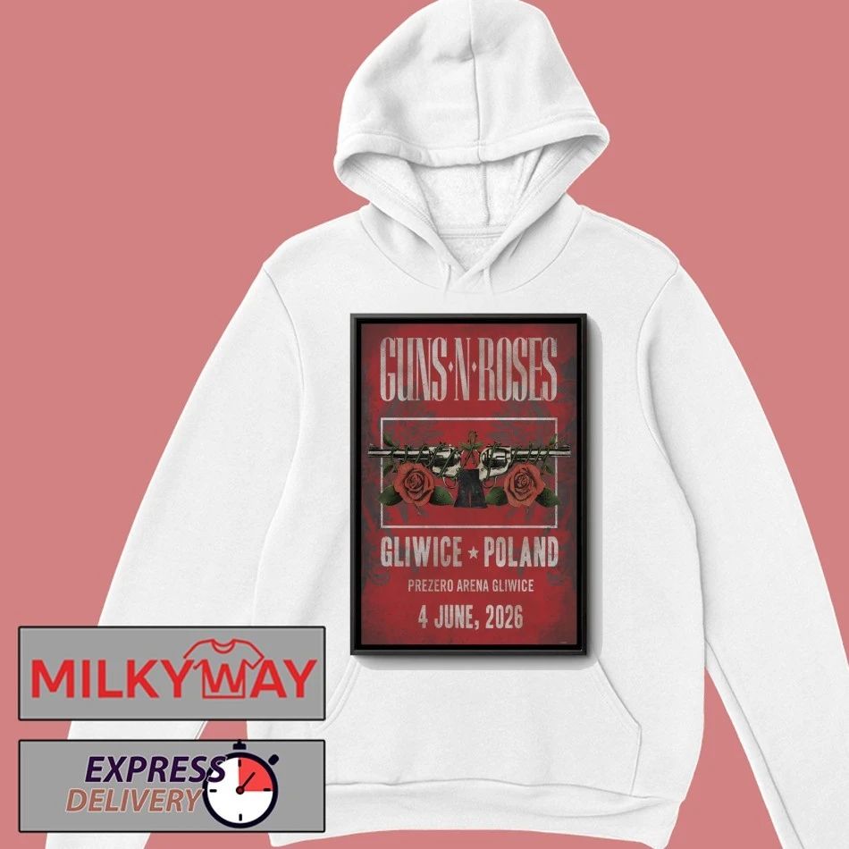 Guns N’ Roses Gliwice Poland 6 4 2026 Poster shirt