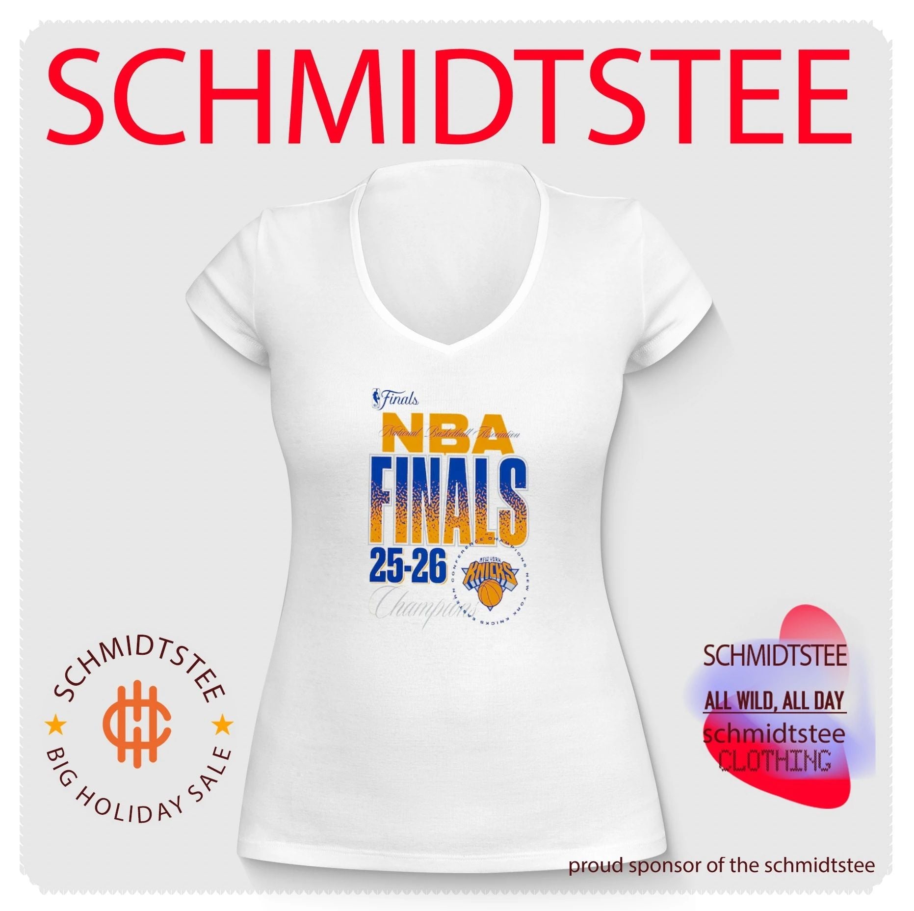 New York Knicks 2026 NBA Finals Champions Stylized shirt