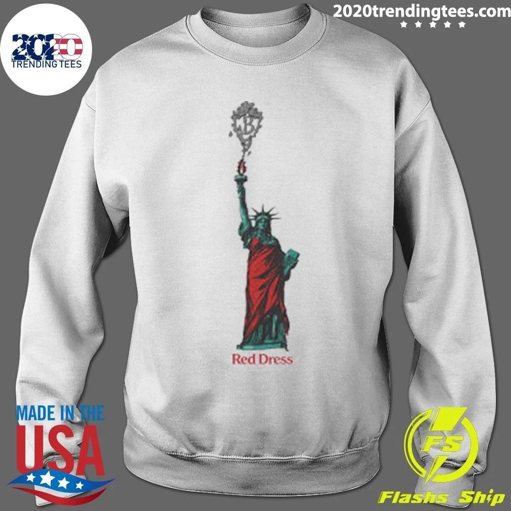 Red Dress Statue Of Liberty Shirt