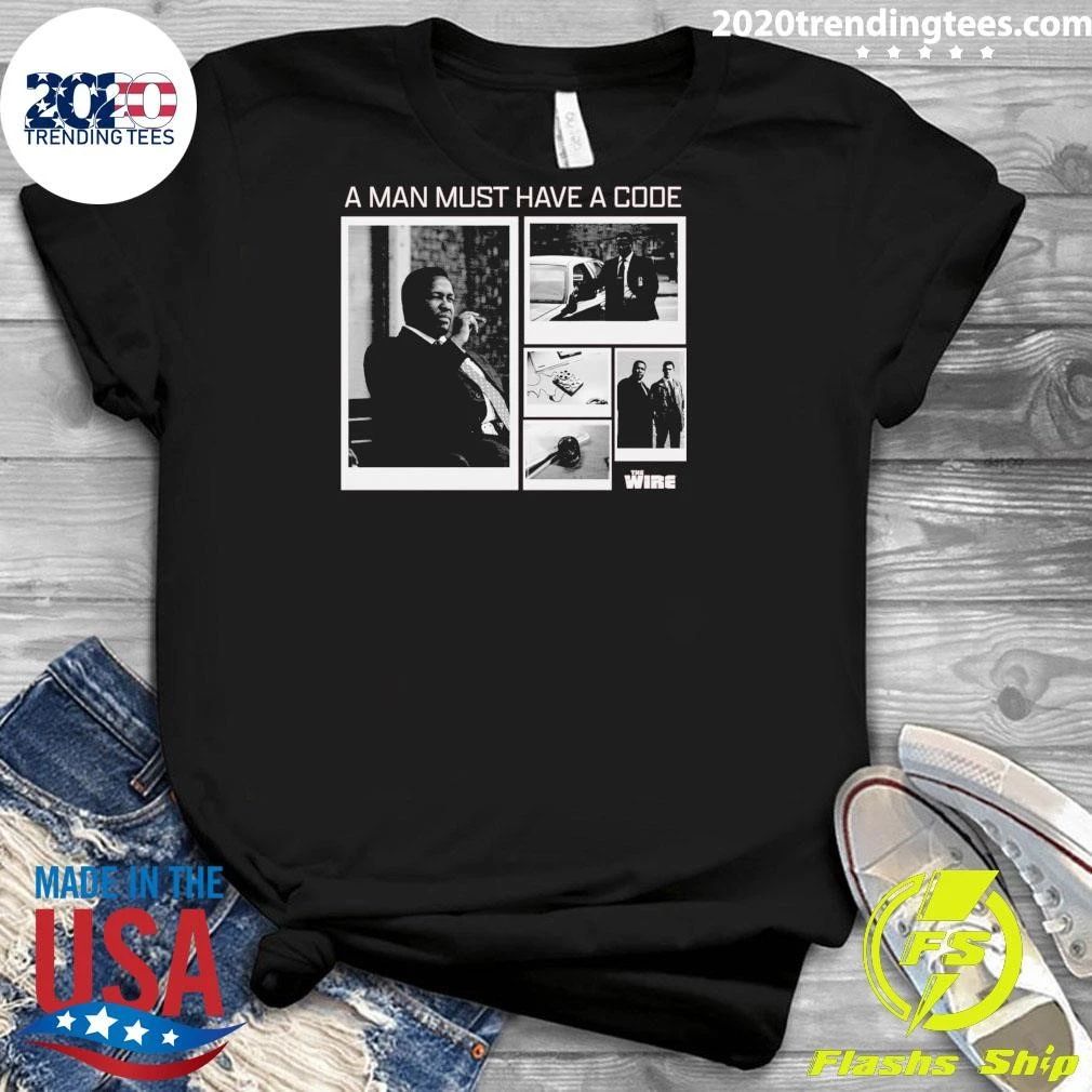 The Wire Oversized A Man Must Have a Code Shirt