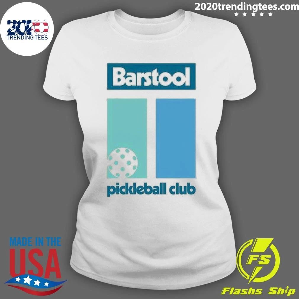 Barstool Pickleball Club Retro Tee Shirt