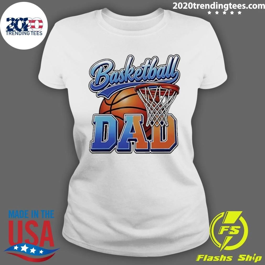 Basketball Dad Father Hoops Shirt