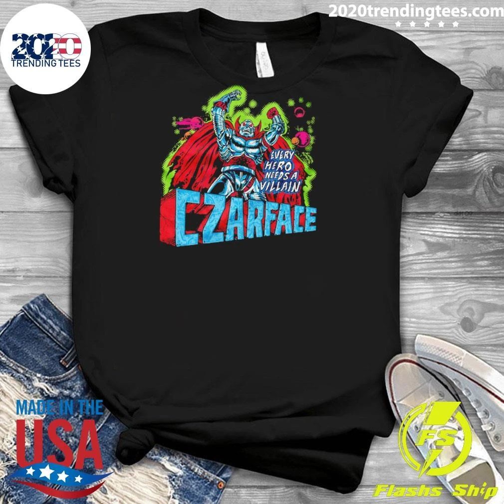 Every Hero Needs A Villain Czarface LP Tee Shirt