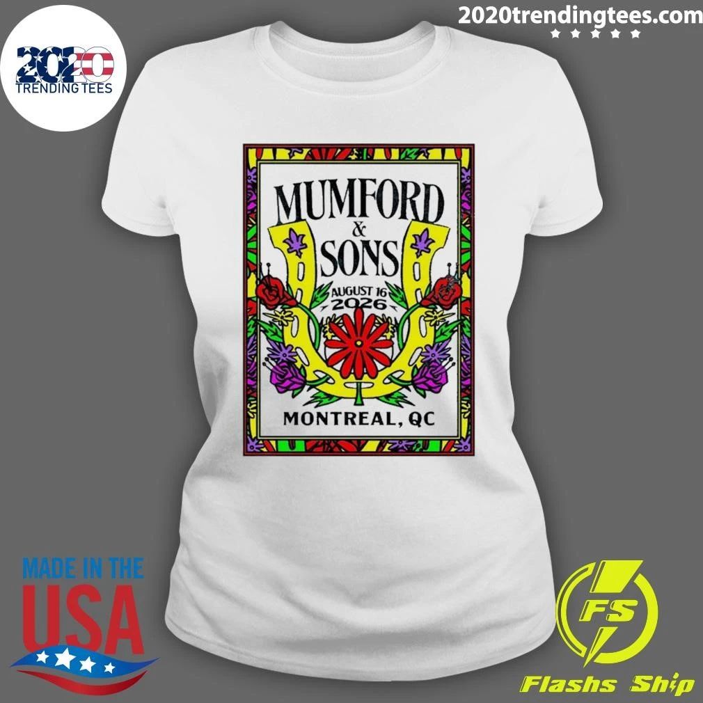 Mumford And Sons Montreal At Lasso Festival In Montreal QC On August 16 2026 Shirt