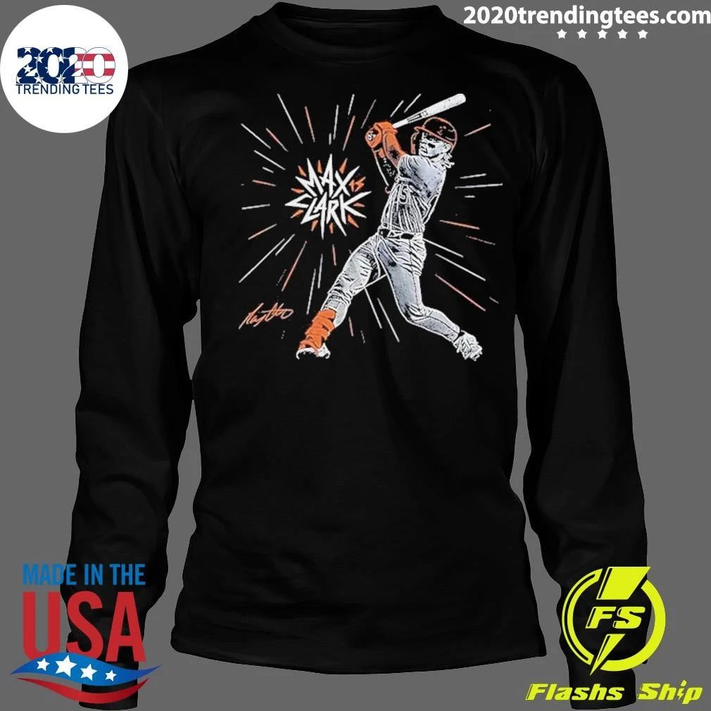 Max Clark Spark Detroit Baseball Signature Shirt