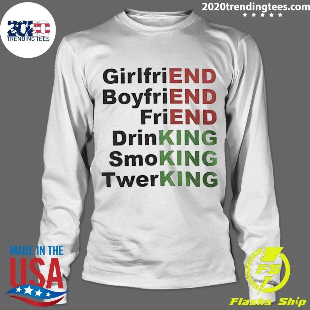 Relationship Advice Funny Slogan Girlfriend Boyfriend Friend Drinking Shirt