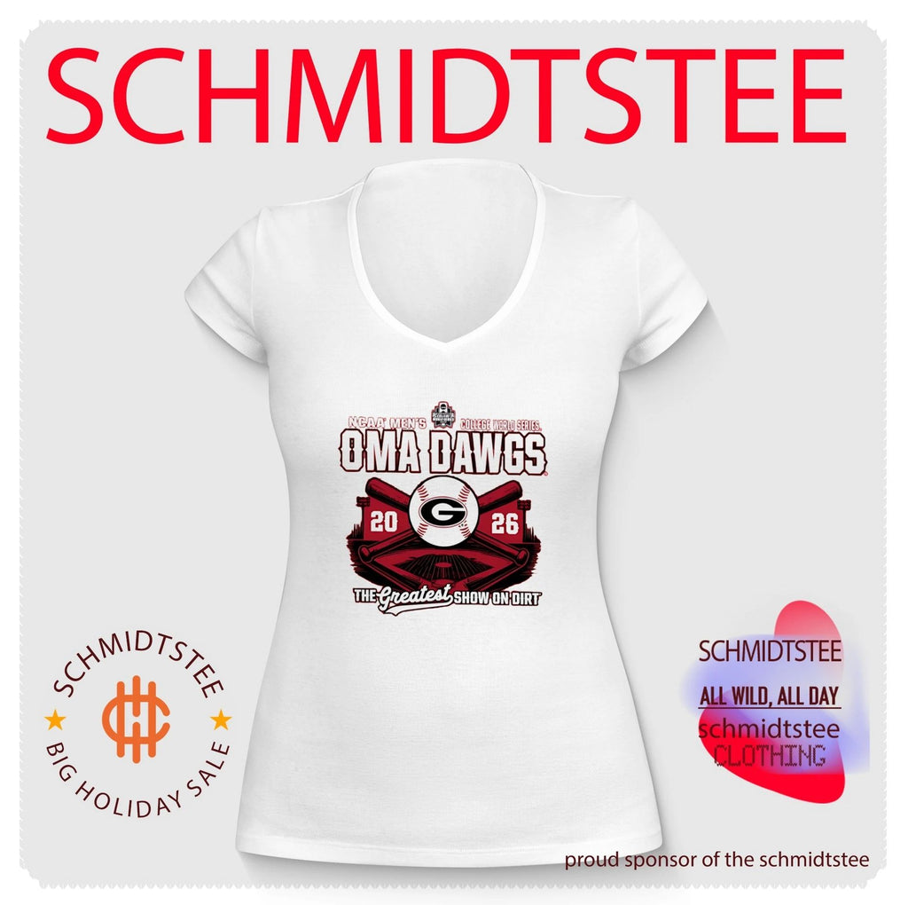 Georgia Bulldogs Oma Dawgs 2026 College World Series The Greatest show on dirt shirt