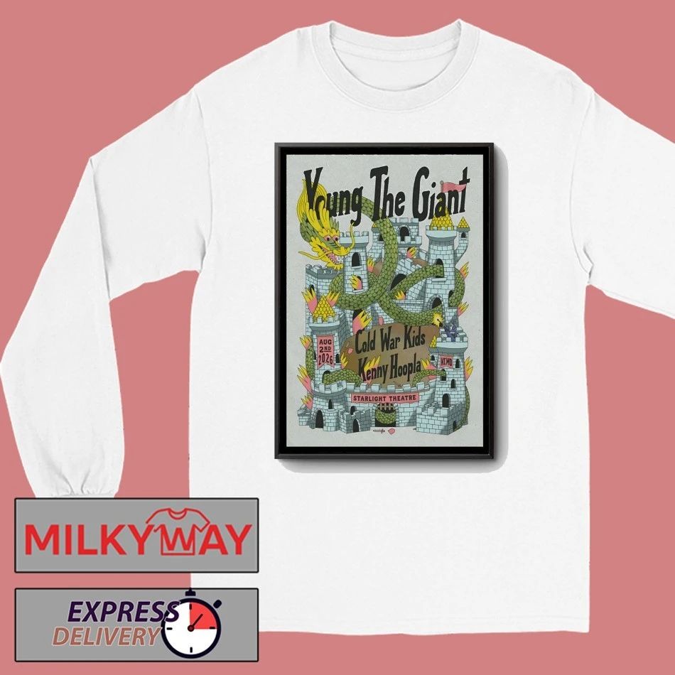 Young The Giant Kansas City MO Tour On Aug 2 2026 Poster shirt