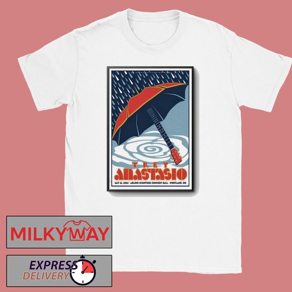 Trey Anastasio May 26 2026 Arlene Schnitzer Concert Hall in Portland OR Poster shirt
