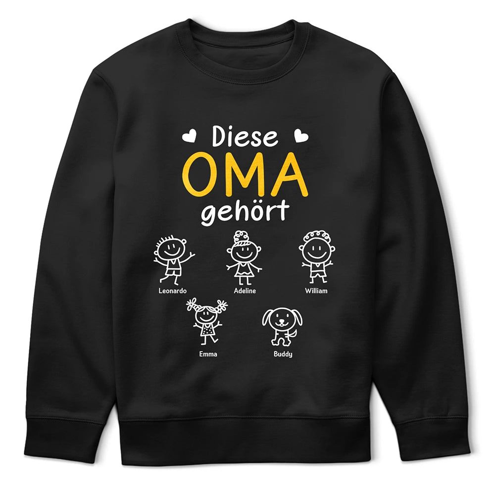Dieser Großvater Diese Großmutter Dieser Vater Diese Mutter Gehört - Personalisiertes T Shirt