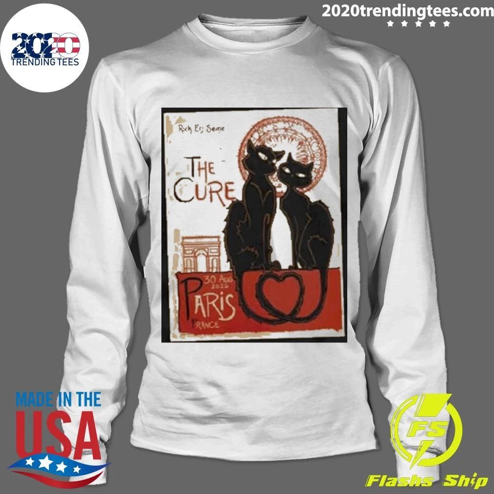 The Cure Merch Paris 2026 Event Shirt