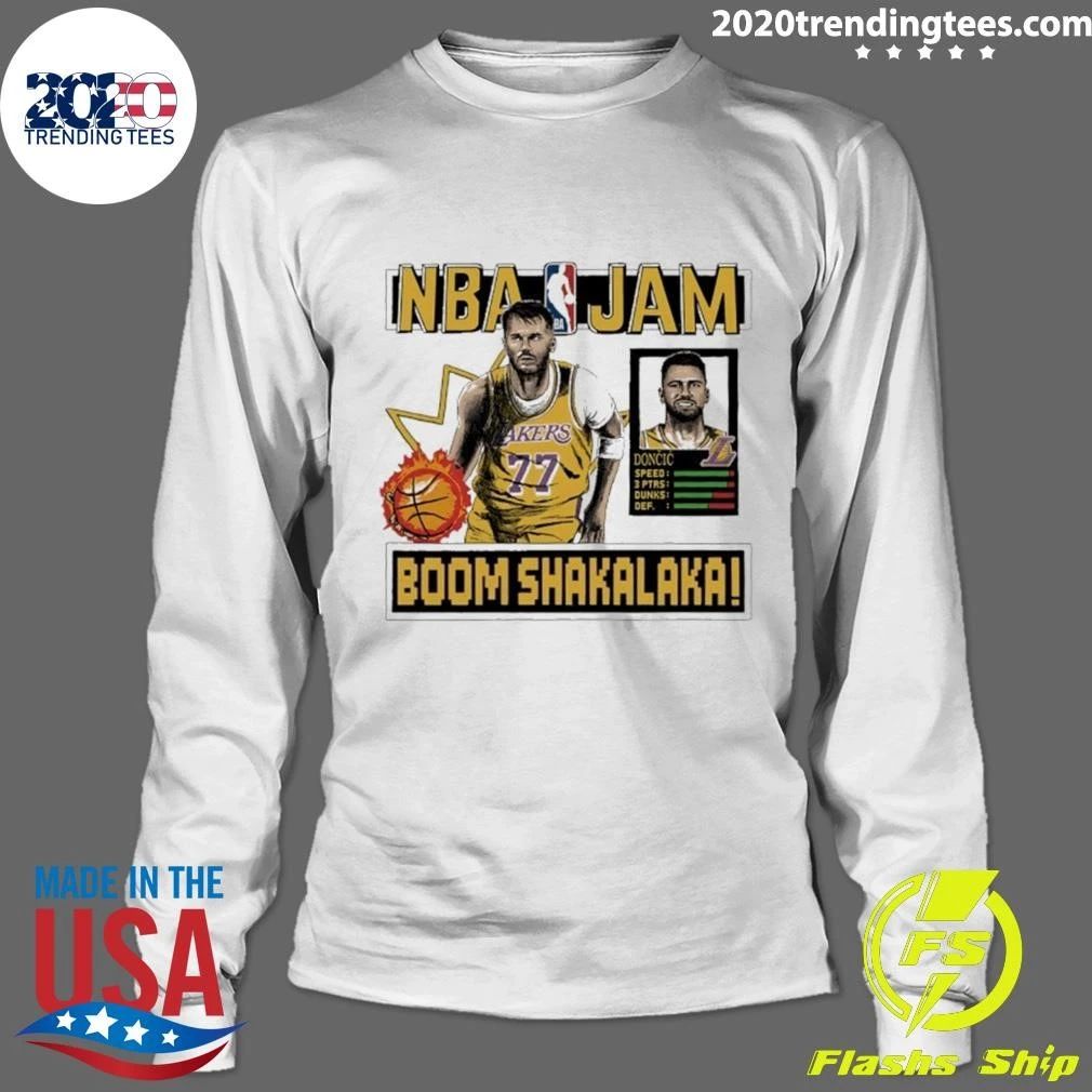 Lakers Luka NBA Jam Boom Shakalaka Shirt