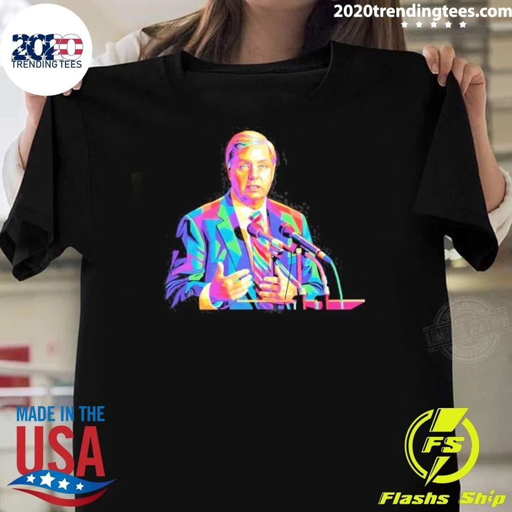 Lindsey Graham Pop Art Republican Senator Shirt