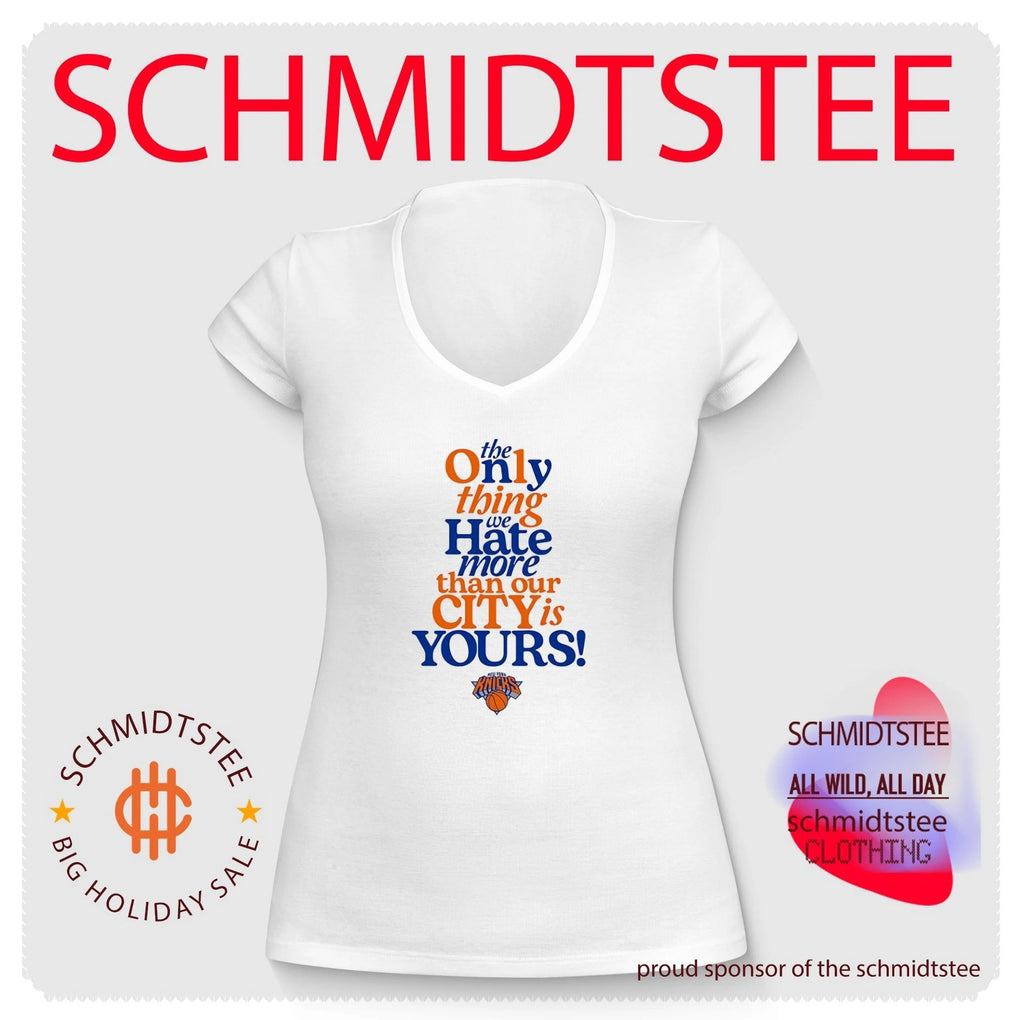 New York Knicks the only thing we hate more than our city is yours shirt