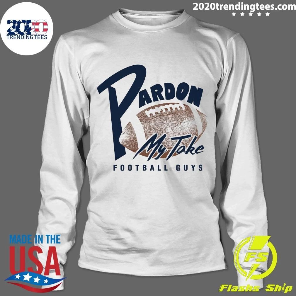 Pardon My Take Football Pocket Tee Shirt