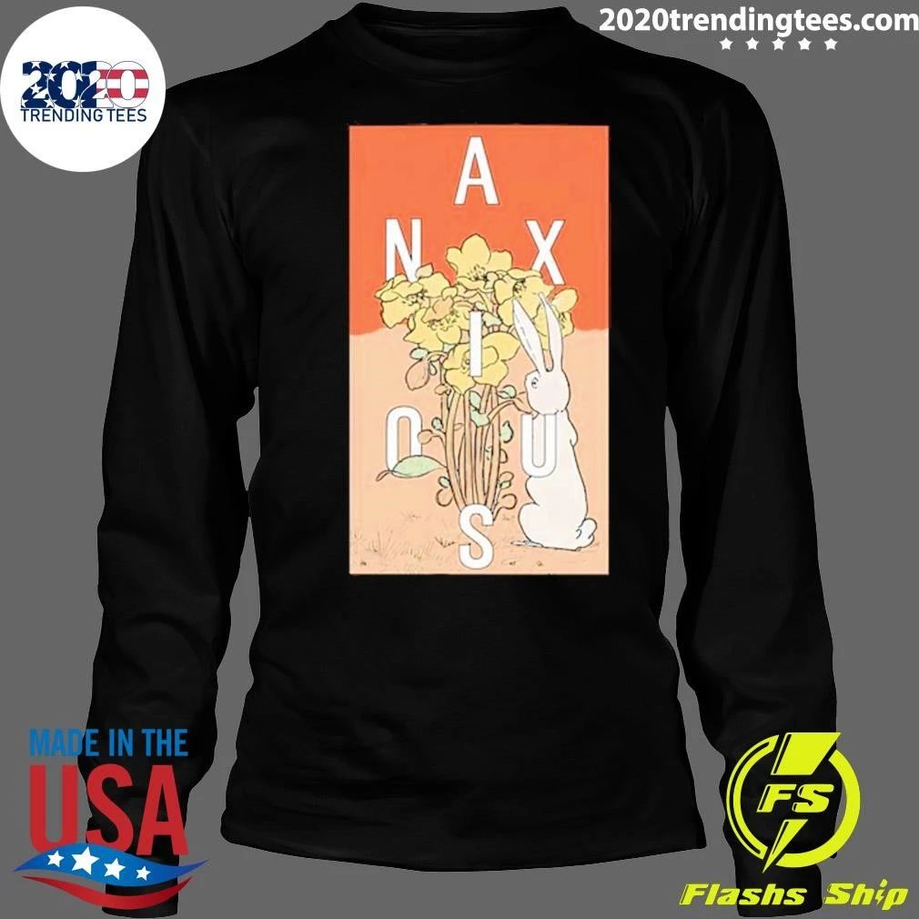 Anxious Merch Summer And Fall Tour 2026 Bouquet And Rabbit Shirt