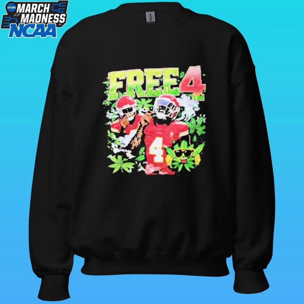 Rashee Rice Free 4 Kansas City Chiefs Shirt