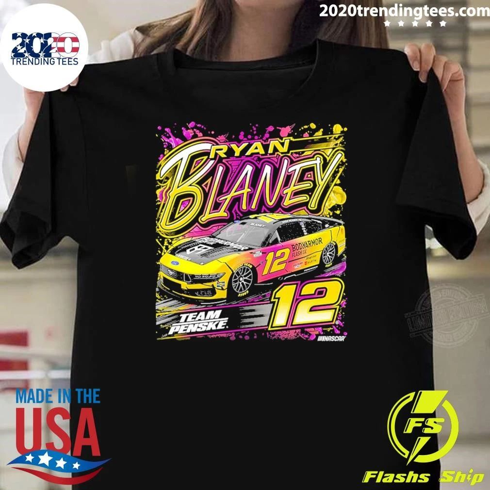 Ryan Blaney Classic Ink BodyArmor Flash I.V. Car Shirt