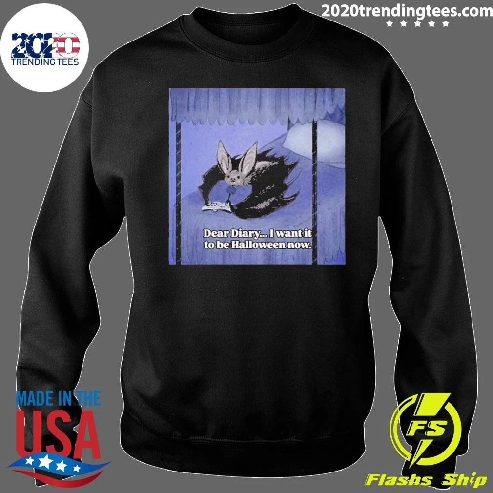 Dear Diary I Want It To Be Halloween Now 2026 Shirt