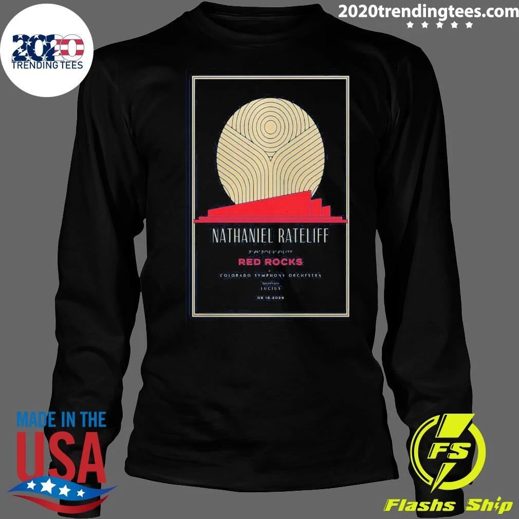 Nathaniel Rateliff Morrison, CO Red Rocks Park and Amphitheatre 2026 Shirt