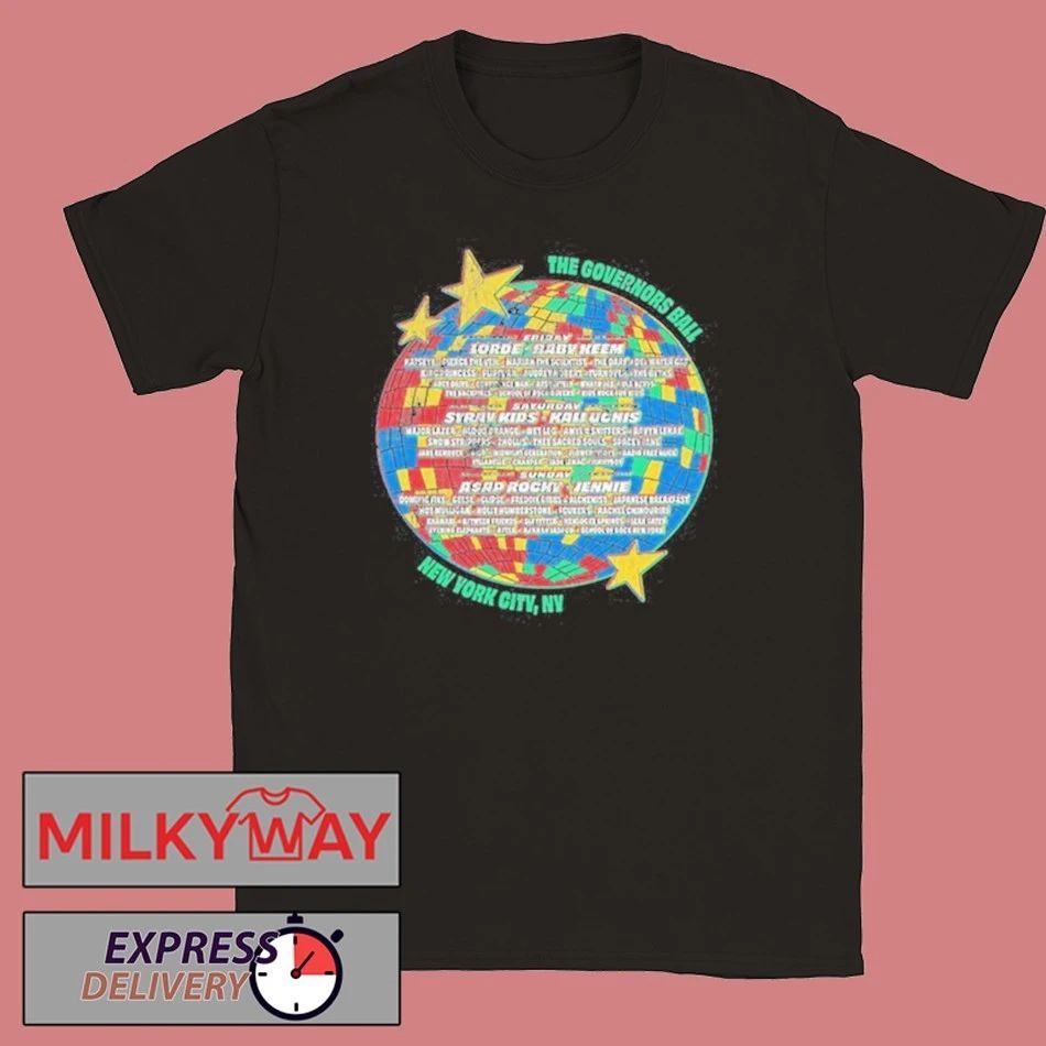 Governors Ball June 5 & 7 2026 New York TOUR shirt