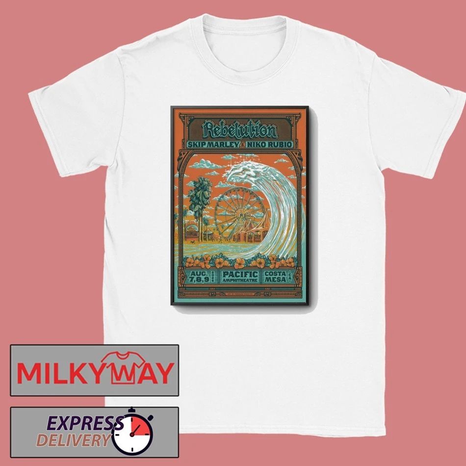 Rebelution Costa Mesa CA 8 7-8 9 2026 Poster shirt
