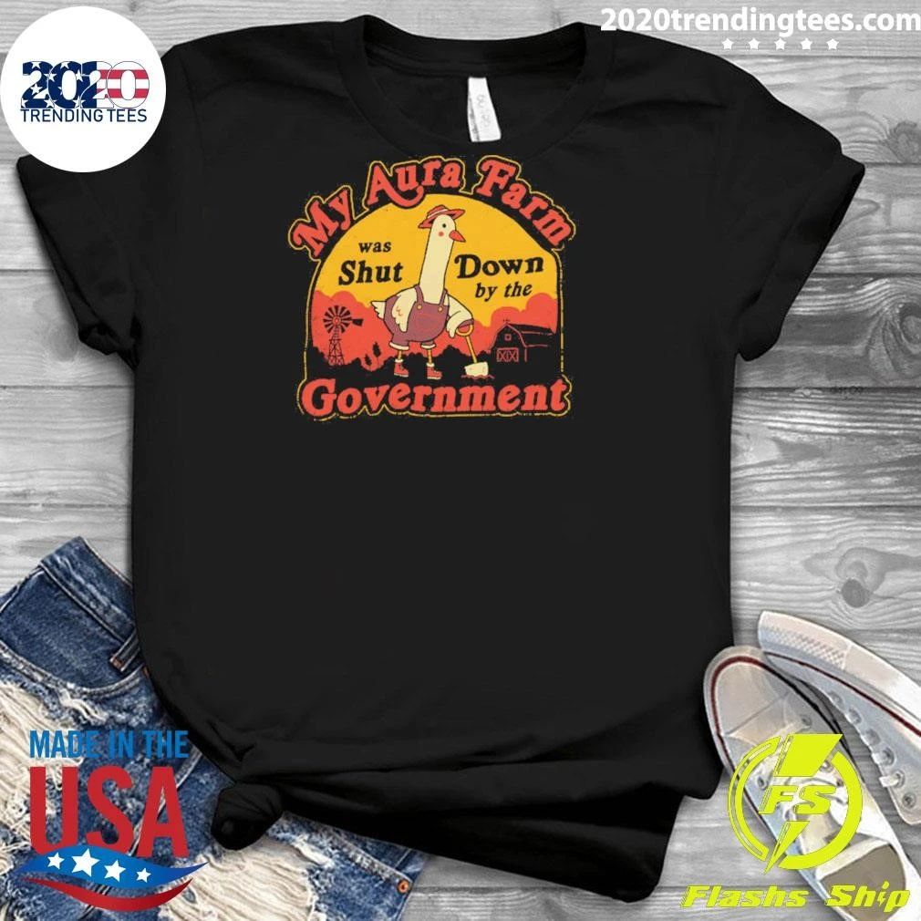 Goose My Aura Farm was Shut Down by the Government Retro Shirt